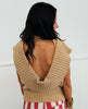 Sleeveless Open Back Turtleneck Sweater (Reg.) - 2 Colors