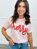 Pink Merry Graphic Tee (Reg. and Plus)