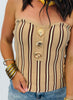 Camel Striped Tube Top (Reg.)