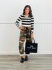 Camouflage Twill Denim Barrel  Pants (Reg.)