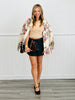 Oatmeal Floral Quilted Jacket (Reg.)