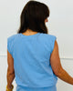 Solid Shoulder Pad Top (Reg. and Plus) - 5 colors