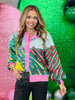 Queen Of Sparkles Licensed Yellow Brick Road to Oz Button Up Cardigan (Reg. and Plus)