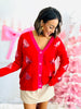 Early PF!!! Red Sequin Christmas Trees Cardigan (Reg & Plus)