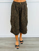 Leopard Print Cargo Culottes (Reg & Plus)