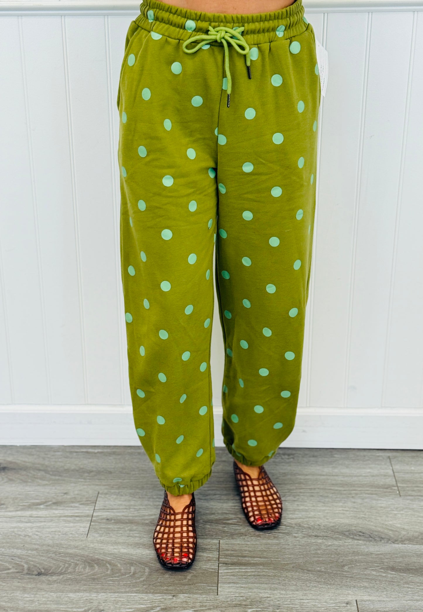 Playful Polka Dot Jogger Pants (Reg.) - 4 Colors