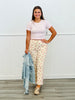 Cream Floral Heavy Fleece Pants (Reg.)