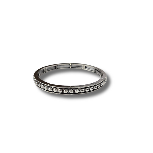 Dainty Silver Studded Bracelet