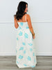Ivory/Green Seashell Print Maxi Dress (Reg.)