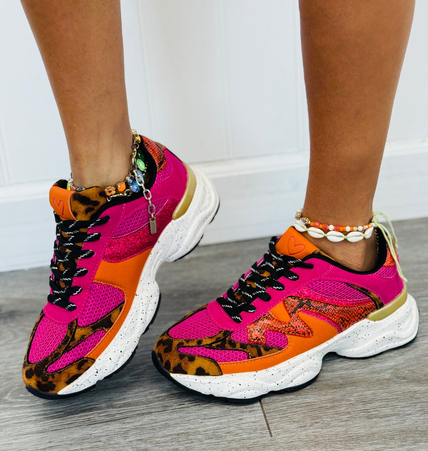 Fuchsia Seal The Deal Sneakers