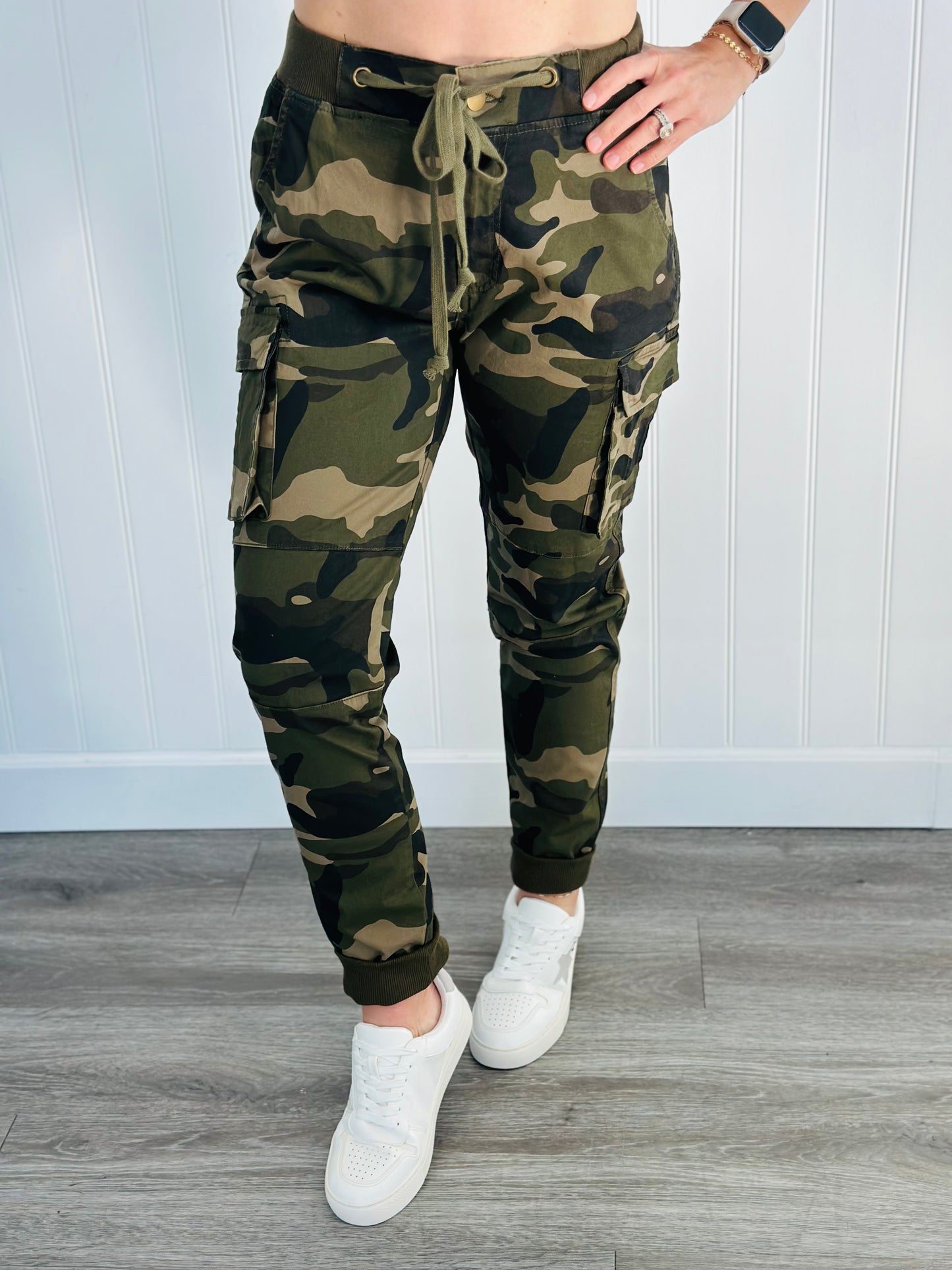 Olive Camo Joggers (Reg. & Plus)