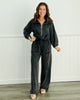 Straight Leg Washed Jumpsuit (Reg.)- 2 Colors