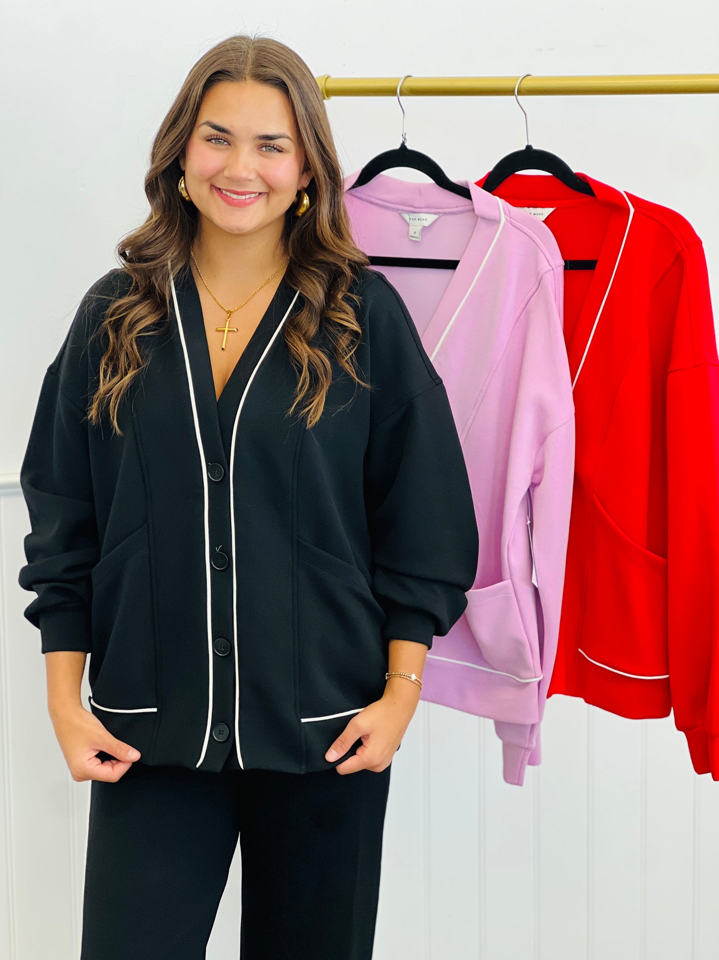 Modal Button Down Cardigan (Reg. & Plus)- 3 Colors