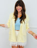 Yellow Lace Blazer (One Size)
