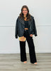 Black Dripping In Pearls Jacket (Reg.)