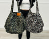 Leopard Jeans Expandable Handbag (2 colors)