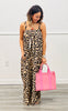 Leopard Ribbon Tie Jumpsuit (Reg.)