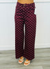 Polka Dot Wide Leg Pants (Reg.) -4 Colors