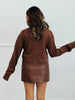 Vegan Leather Mini Skirt (Reg.)-2 Colors