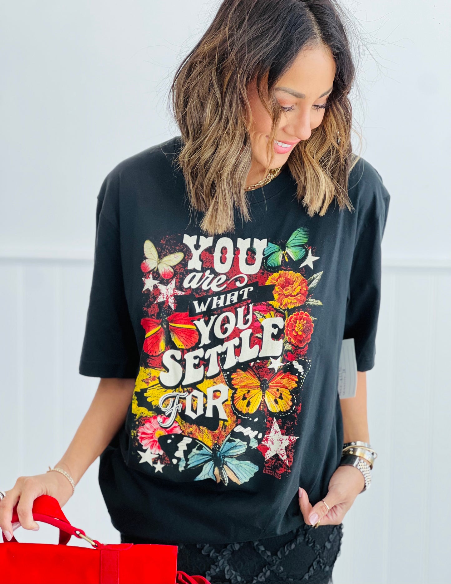 You Are What You Settle For Graphic Tee (Reg. & Plus)