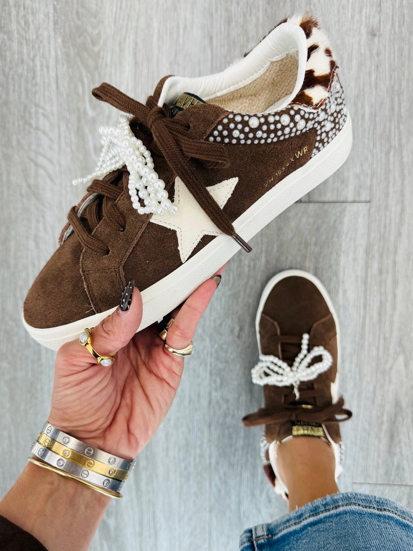 VH x WR Sweet and Suede Pearl Sneakers