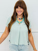 Linen Blend Blouse (Reg & Plus) - 3 Colors