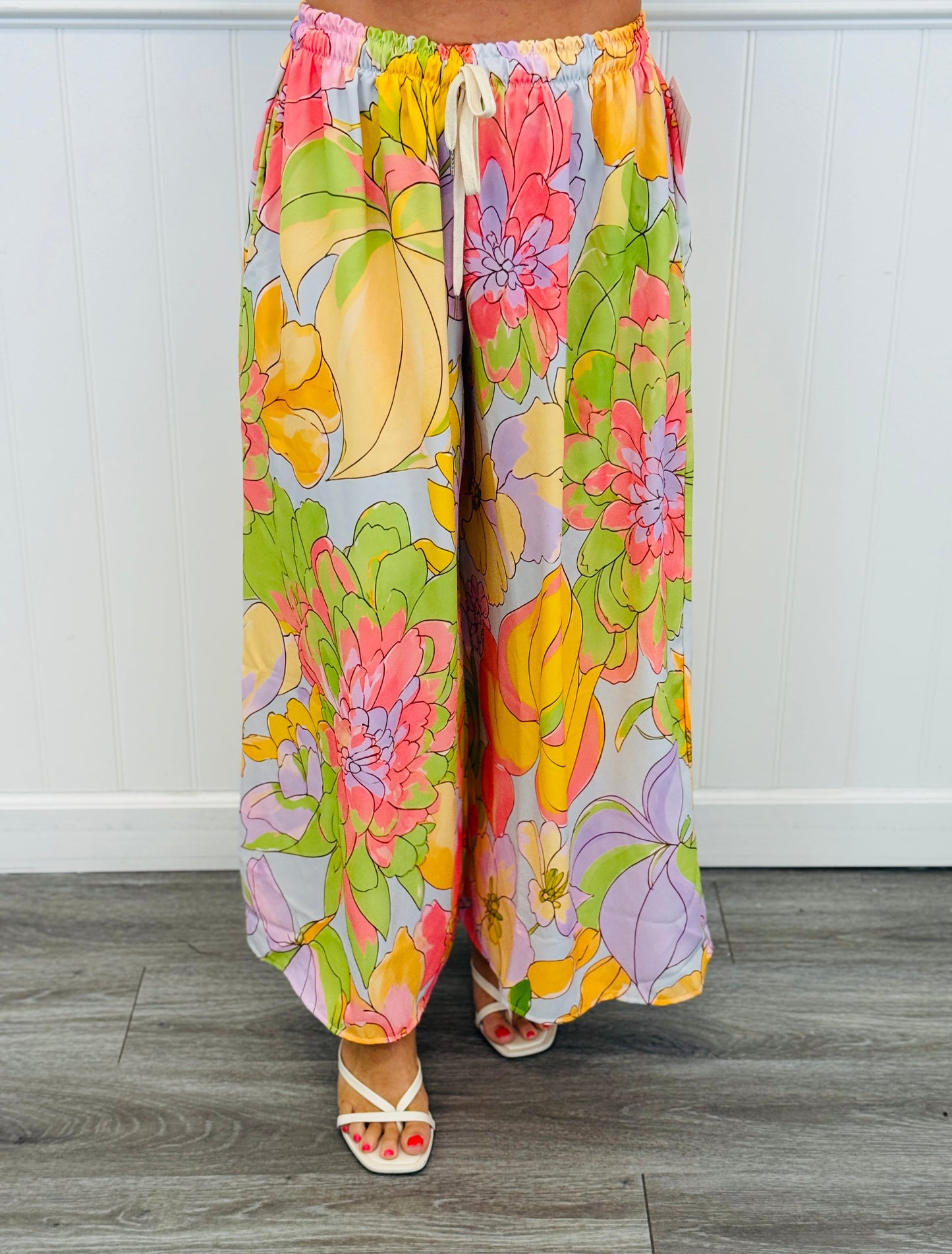 Blooming Bliss Palazzo Pants (One Size)