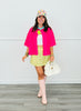 One Button Short Sleeve Cardigan (Reg.) - 3 Colors