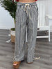 Mixed Stripe Parachute Pants (Reg.)-2 Colors