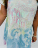 Queen Of Sparkles Tie Dye Logo Tee Dress (Reg. & Plus)