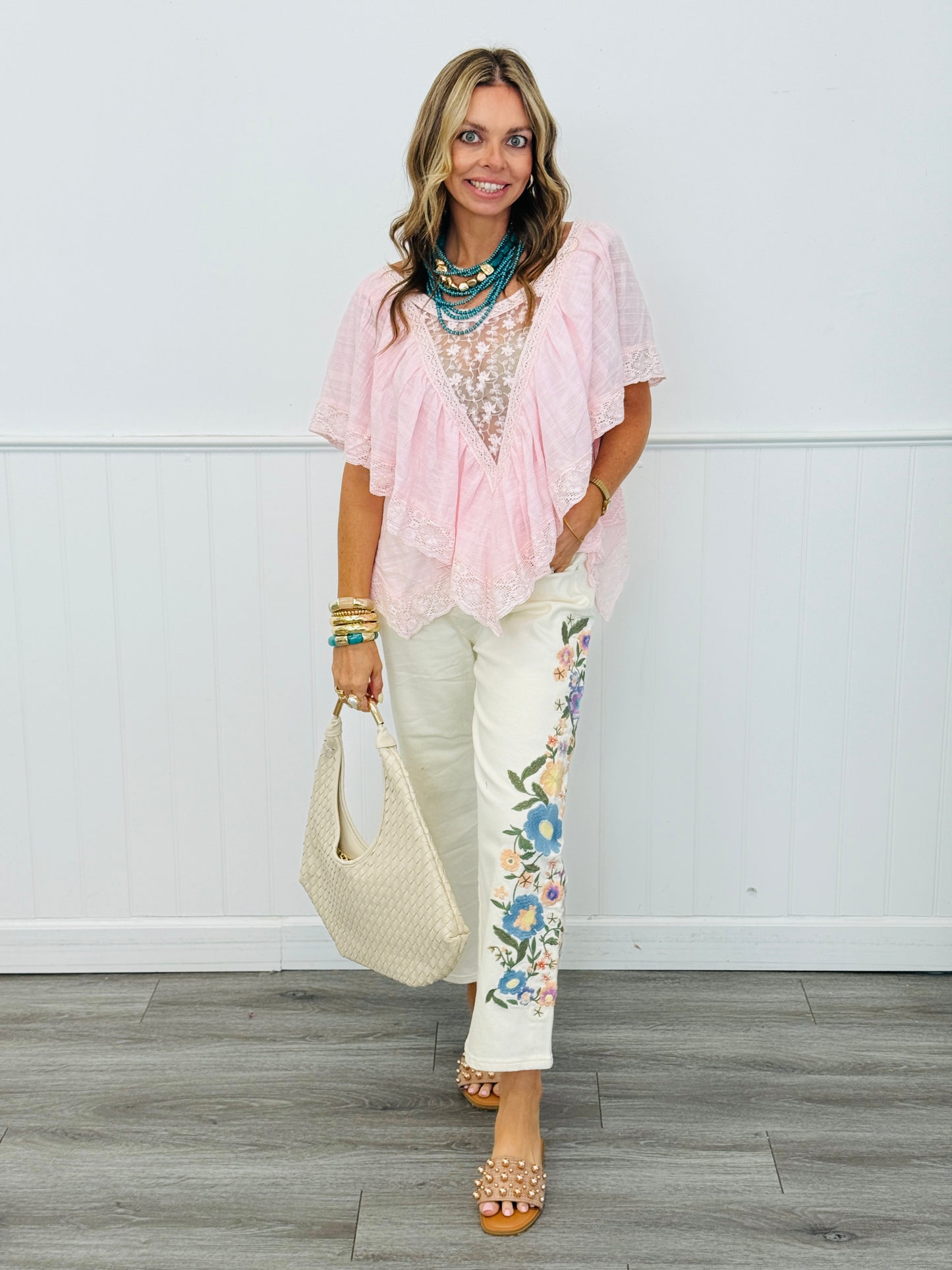 POL Pink Lace Cape Top (Reg.)