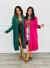Suede Trench Coat (Reg)- 2 Colors