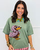 Olive Such A Diva Dachshund Graphic Sweater Top (Reg.)