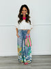 Off White Lace Chiffon Top (Reg.)
