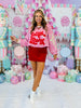 Pink Santa Baby Sequin Sweater Top (Reg & Plus)