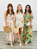Tropical Dream Floral Print Maxi Dress (Reg & Plus)