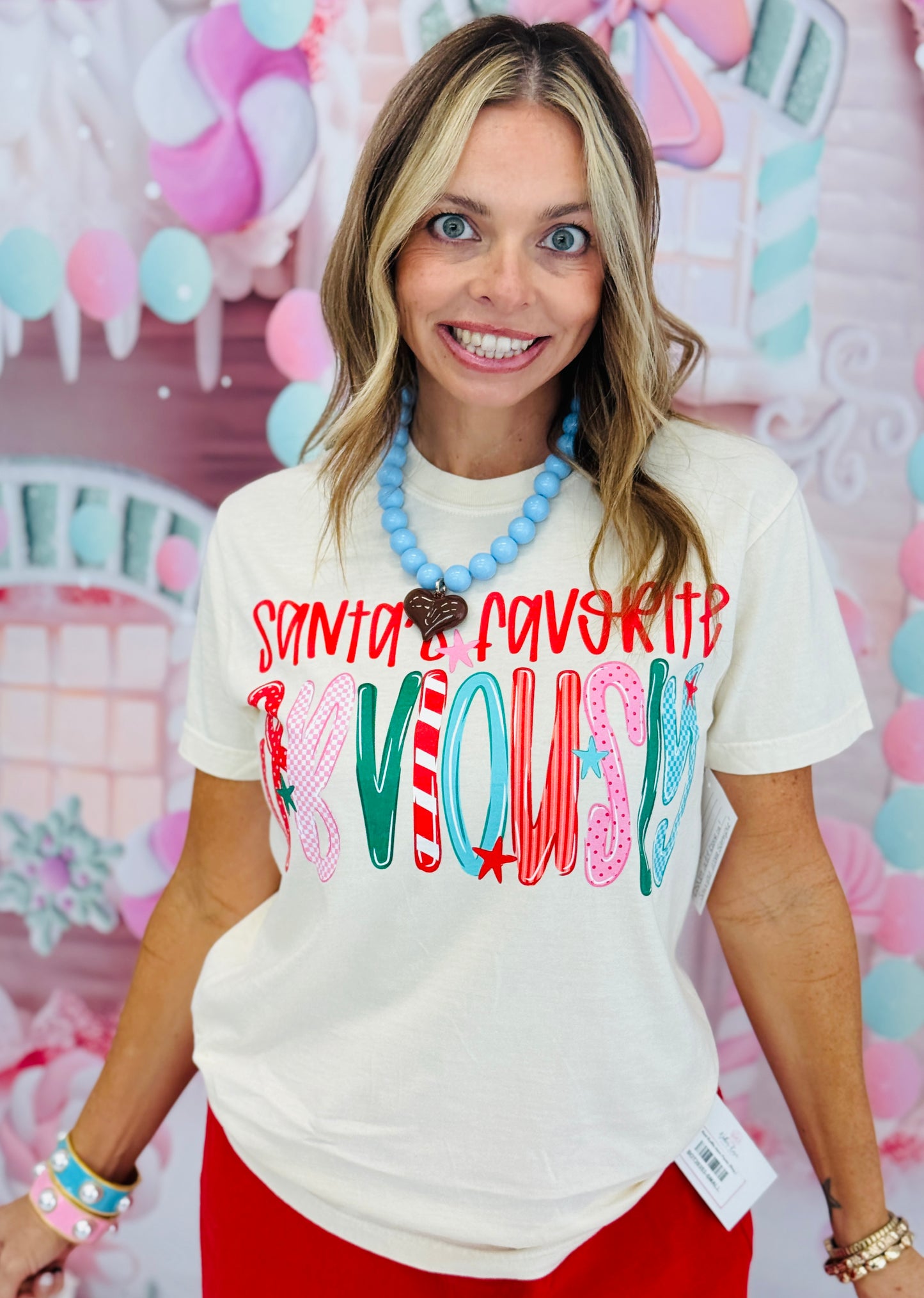Santa's Favorite Obviously Tee (Reg. and Plus)