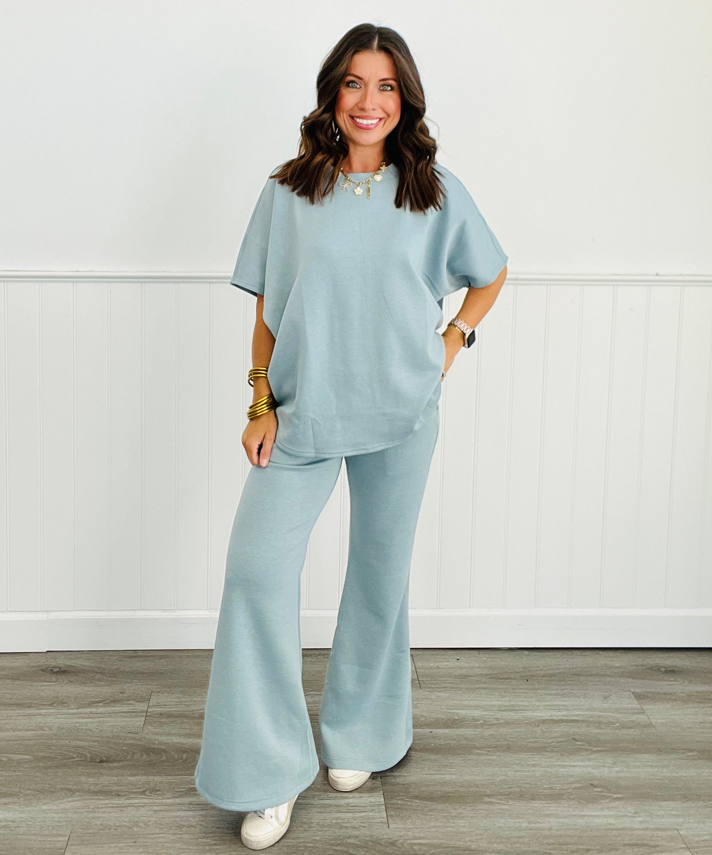 Get Comfy Poncho Top & Pant Set (Reg & Plus) -7 Colors