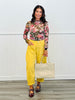 Semi Sheer Floral Print Mesh Top (Reg.) - 3 Colors
