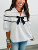 Preppy Girl Bow Tie Top (Reg & Plus)