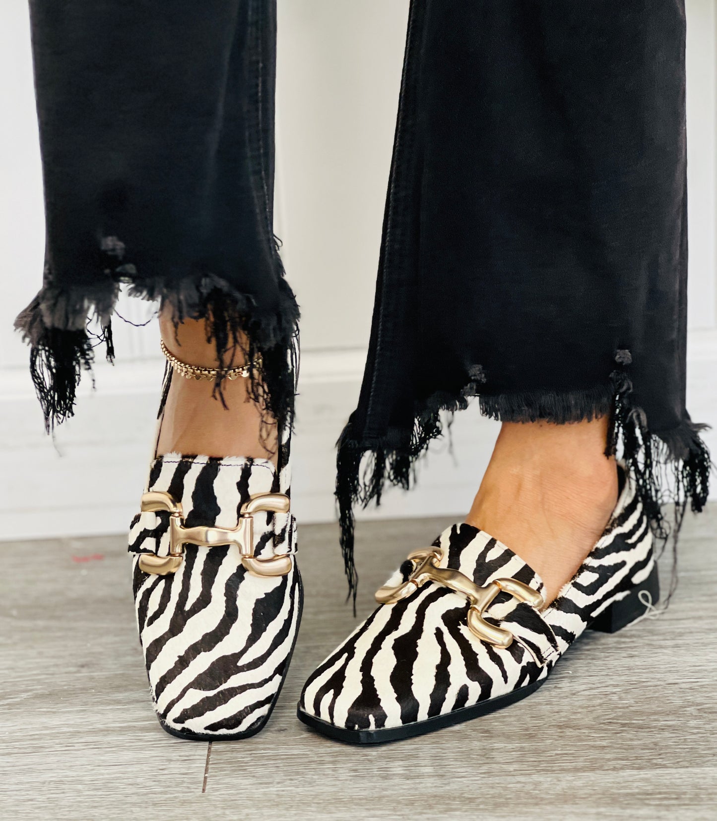 ShuShop Zebra Love Loafers