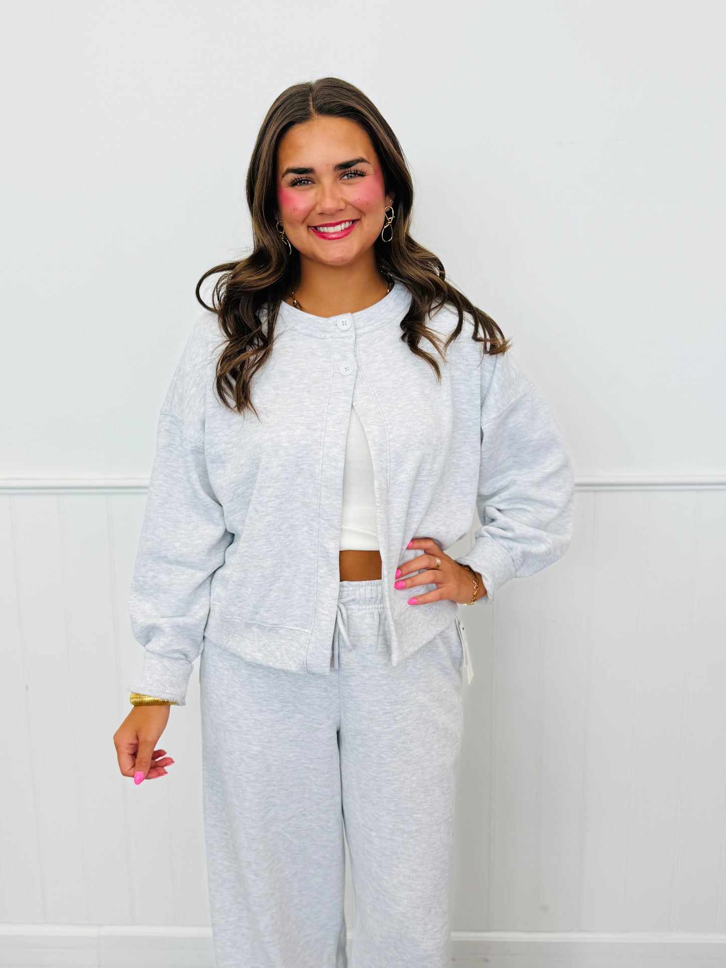 Two Button Sweater Cardigan (Reg.) - 4 Colors