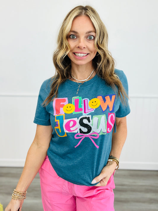 Follow Jesus Graphic Tee (Reg. and Plus)