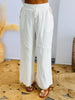 White-Taupe Linen Blend Pants (Reg & Plus)