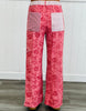 Pink/Red Power Patch Floral Pants (Reg & Plus)