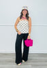 Natural/Black Polka Dot Tube Top (Reg.)