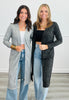 Shimmer Longline Cardigan (Reg.) - 2 Colors