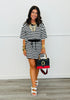 Striped Mini Skort (Reg. and Plus) - 5 Colors