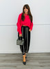 Black Harlem Striped Pants (Reg & Plus)