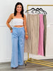 Boxer Style Striped Straight Pants (Reg.) - 4 Colors